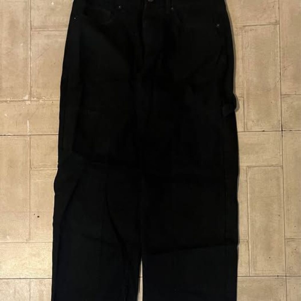 Original use baggy black cargo pants size 32x27